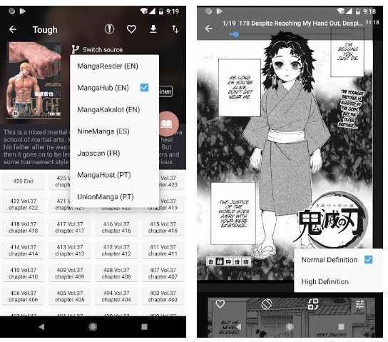 10 increíbles aplicaciones para leer manga en iPhone y Android