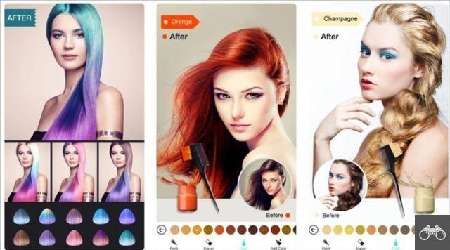 7 meilleures applications qui changent la couleur des cheveux en temps réel