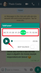 How to speed up WhatsApp audios on desktop and mobile