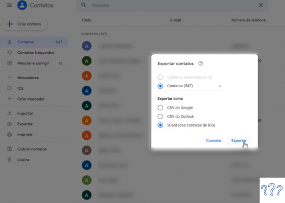 Come eseguire il backup dei contatti dell'iPhone su Gmail?
