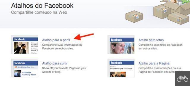 Facebook Badges: create shortcuts and share your profile or page