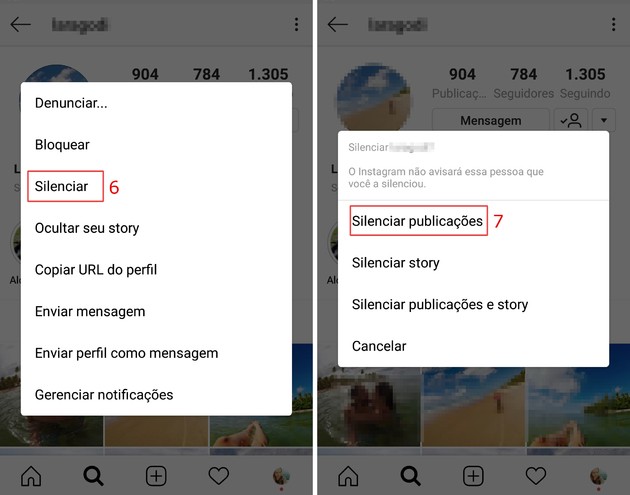 Comment désactiver les histoires, le flux et le DM d'un contact sur Instagram