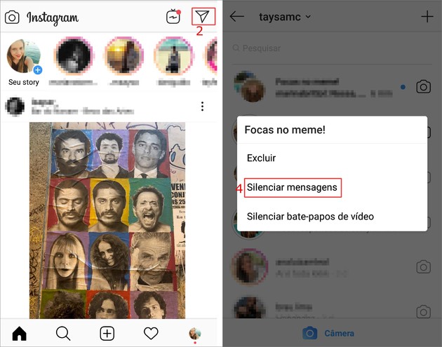 Cómo silenciar las historias, el feed y el DM de un contacto en Instagram