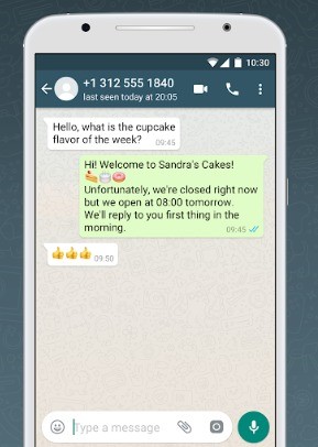 Voici comment mettre un répondeur automatique personnalisé sur Whatsapp