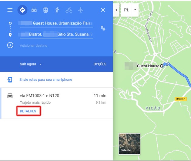 How to save routes in Google Maps and access maps offline