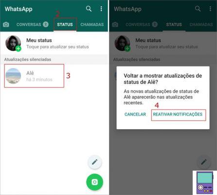Vea cómo silenciar el estado de un contacto en WhatsApp