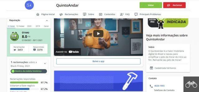 Quinto Andar telephone, customer service and service channels: complete guide