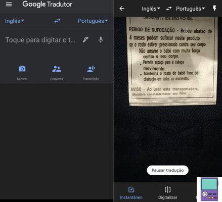 Cómo traducir por foto en Google Translate en tiempo real