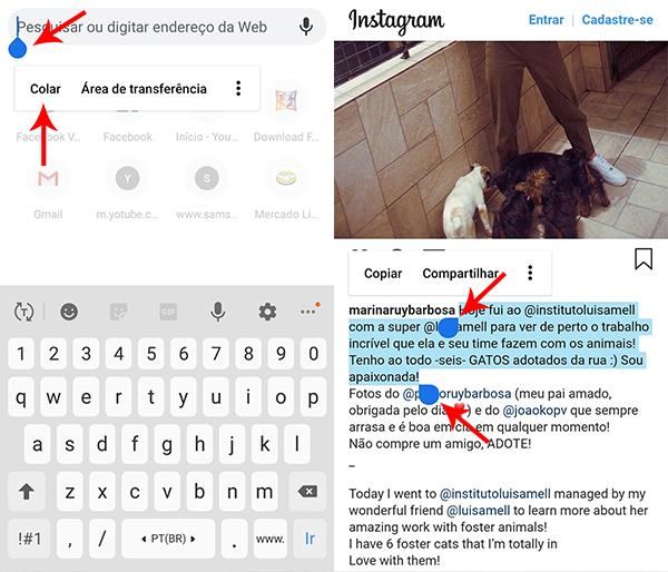 How to Copy Text from Instagram