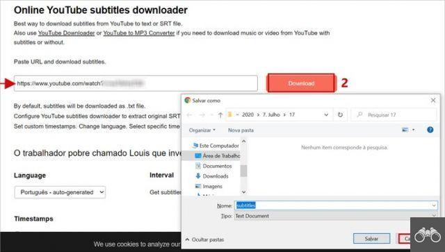 Cómo descargar subtítulos de videos de YouTube en línea en dispositivos móviles y PC