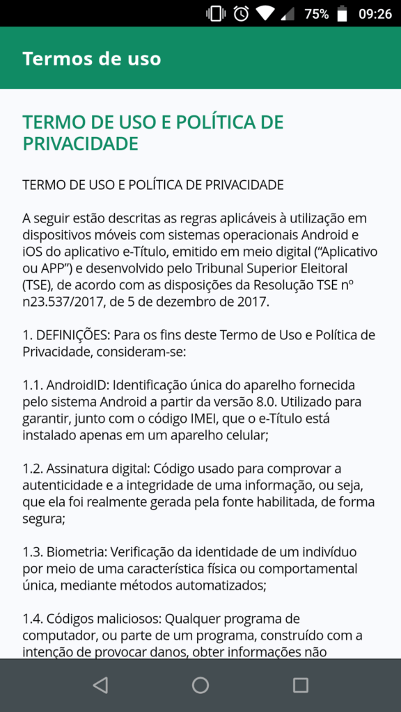 e-Título online: How to download the Voter Title app?