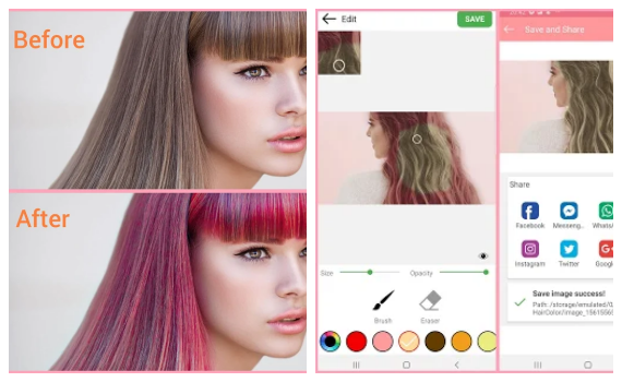 10 app per cambiare il colore dei capelli (aggiornato)