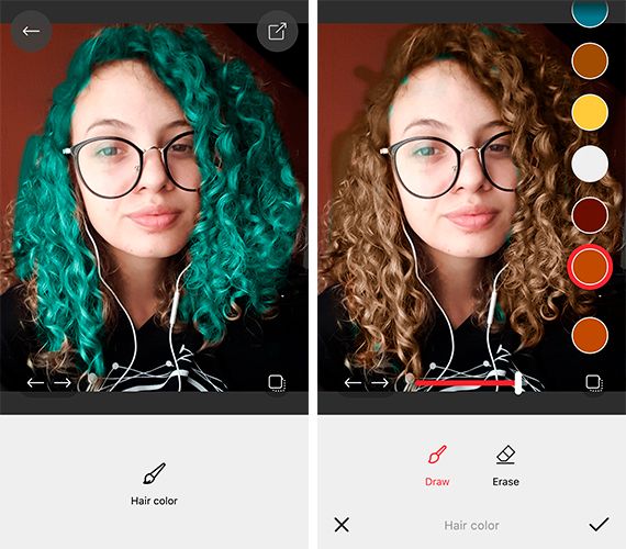 10 applications pour changer la couleur des cheveux (mise à jour)