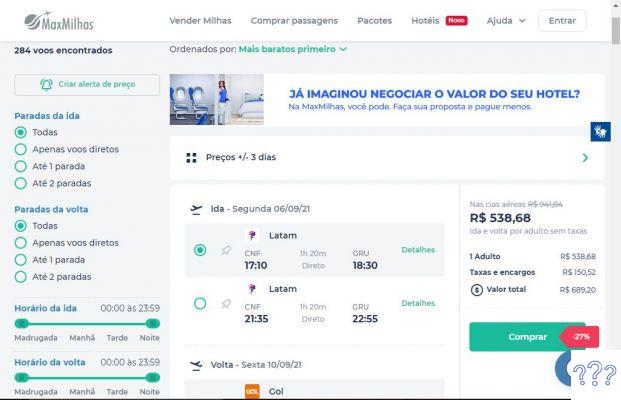 Maxmilhas cheap air tickets: how does it work?
